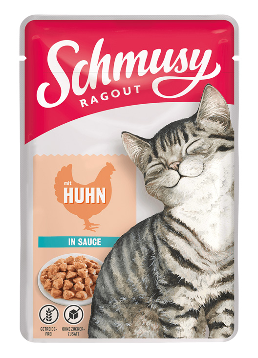 Schmusy - Ragout mit Huhn in Sauce - 22 x 100 g - 1