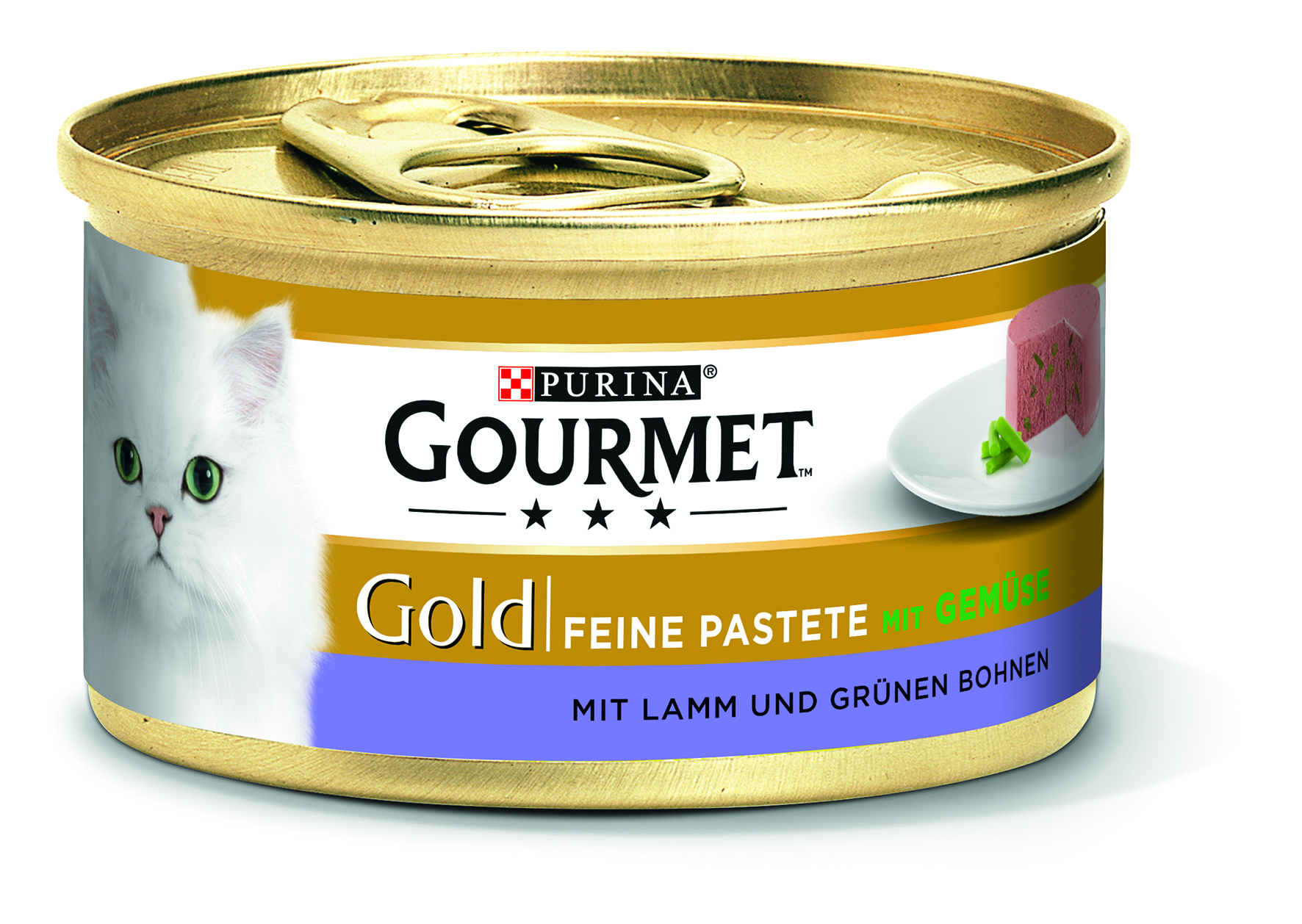 Gold Feine Pastete mit Lamm 6 grünen Bohnen