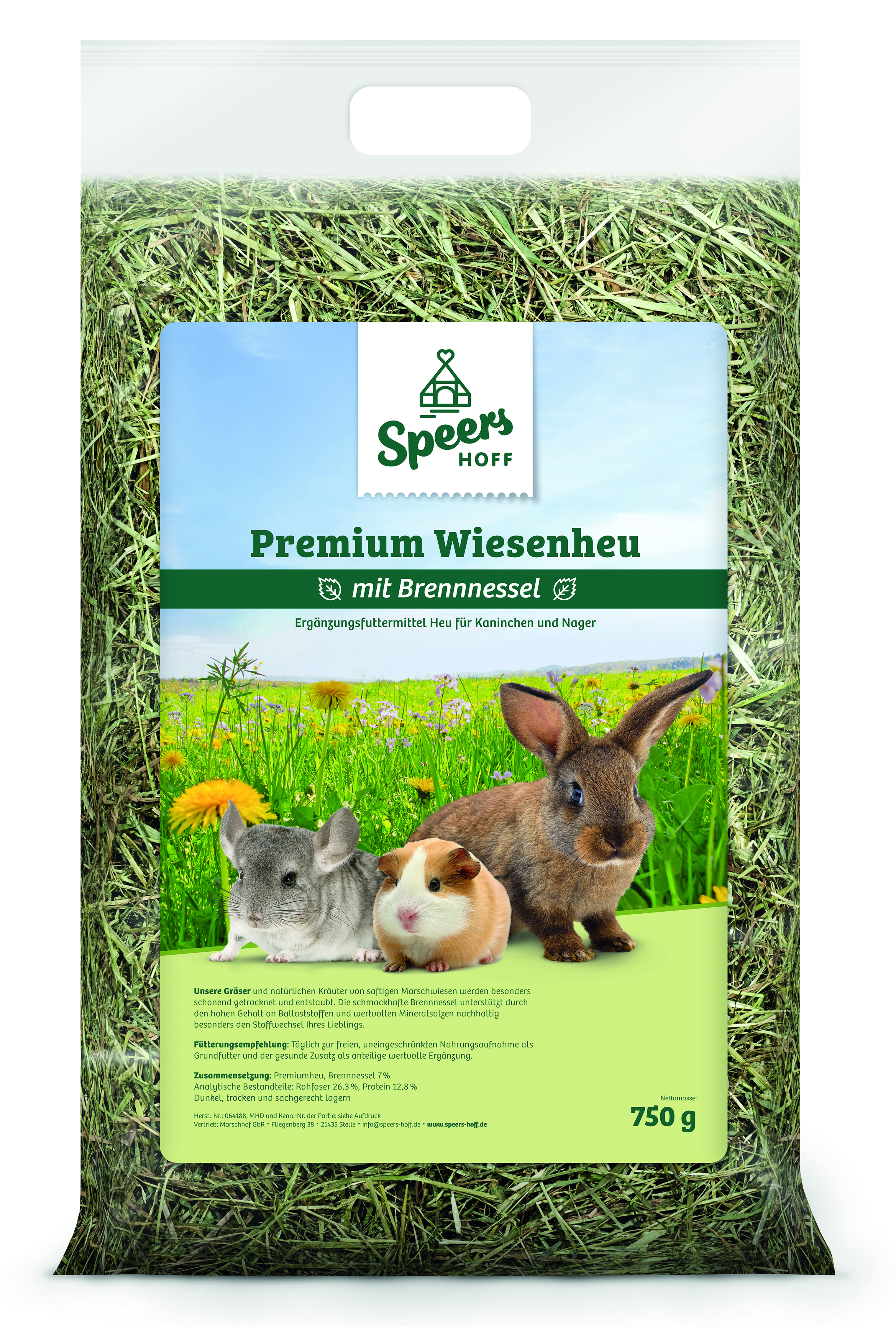 Premiumheu mit Brennessel