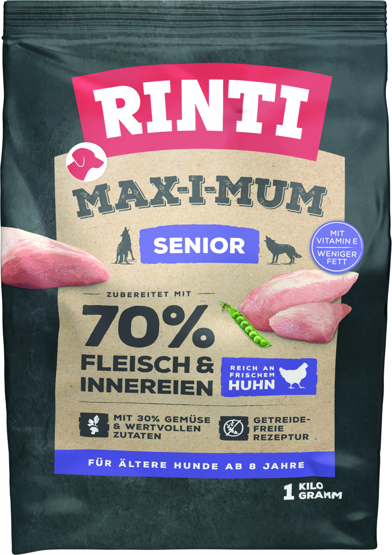 Rinti - MAX-I-MUM Senior mit Huhn - 1 x 1 kg - 1