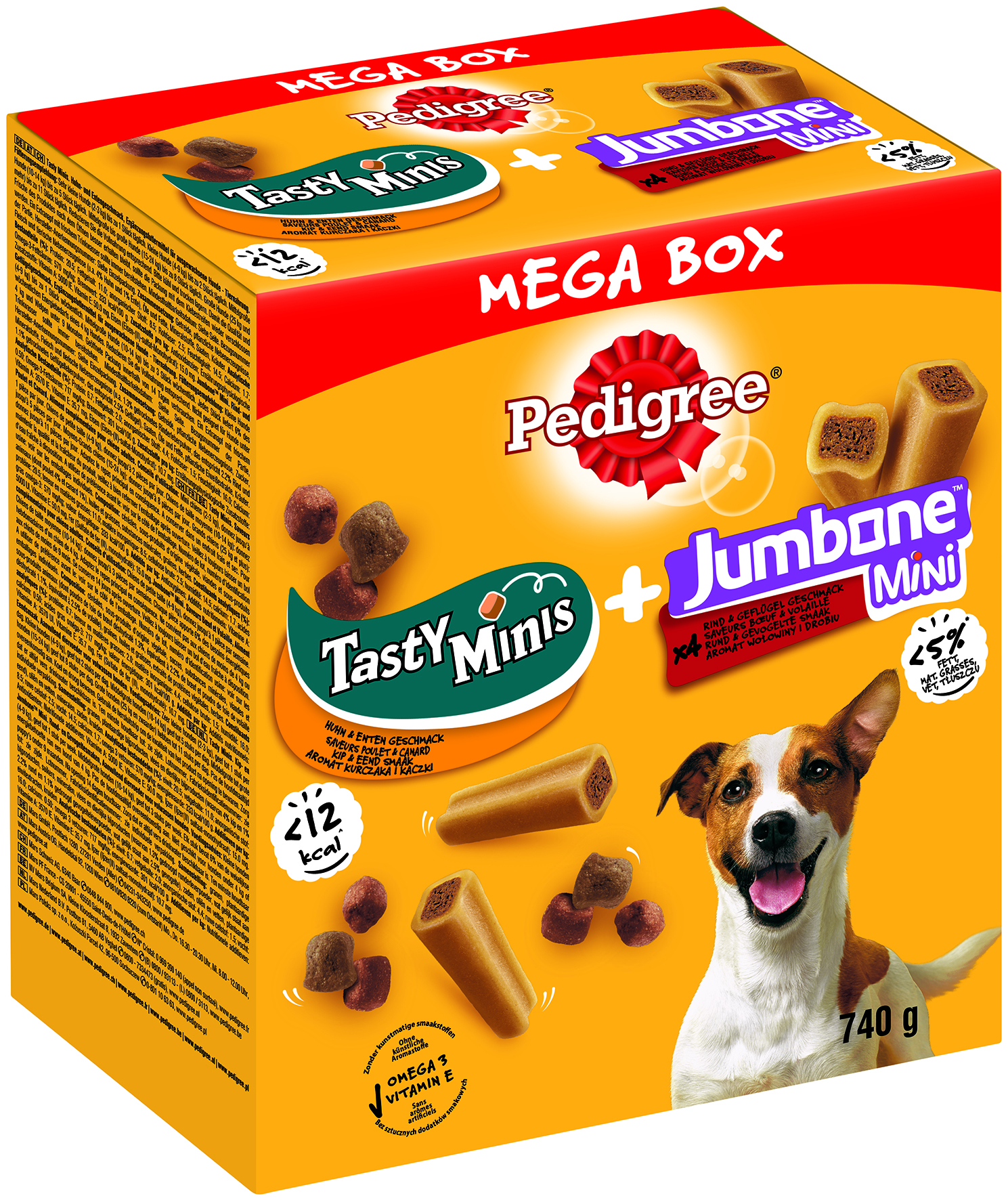 Pedigree - Leckerbissen & Riesenknochen Mixbox - 1 x 740 g - 1
