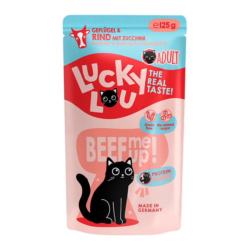 Lucky Lou - Geflügel & Rind - 16 x 125 g - 1