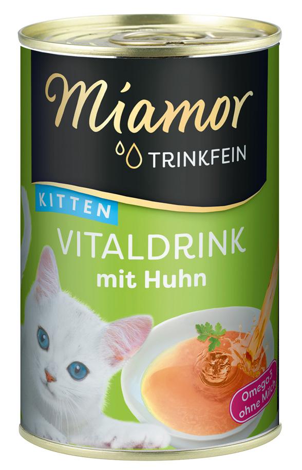 Miamor - Trinkfein Vitaldrink Kitten Huhn - 24 x 135 ml - 1