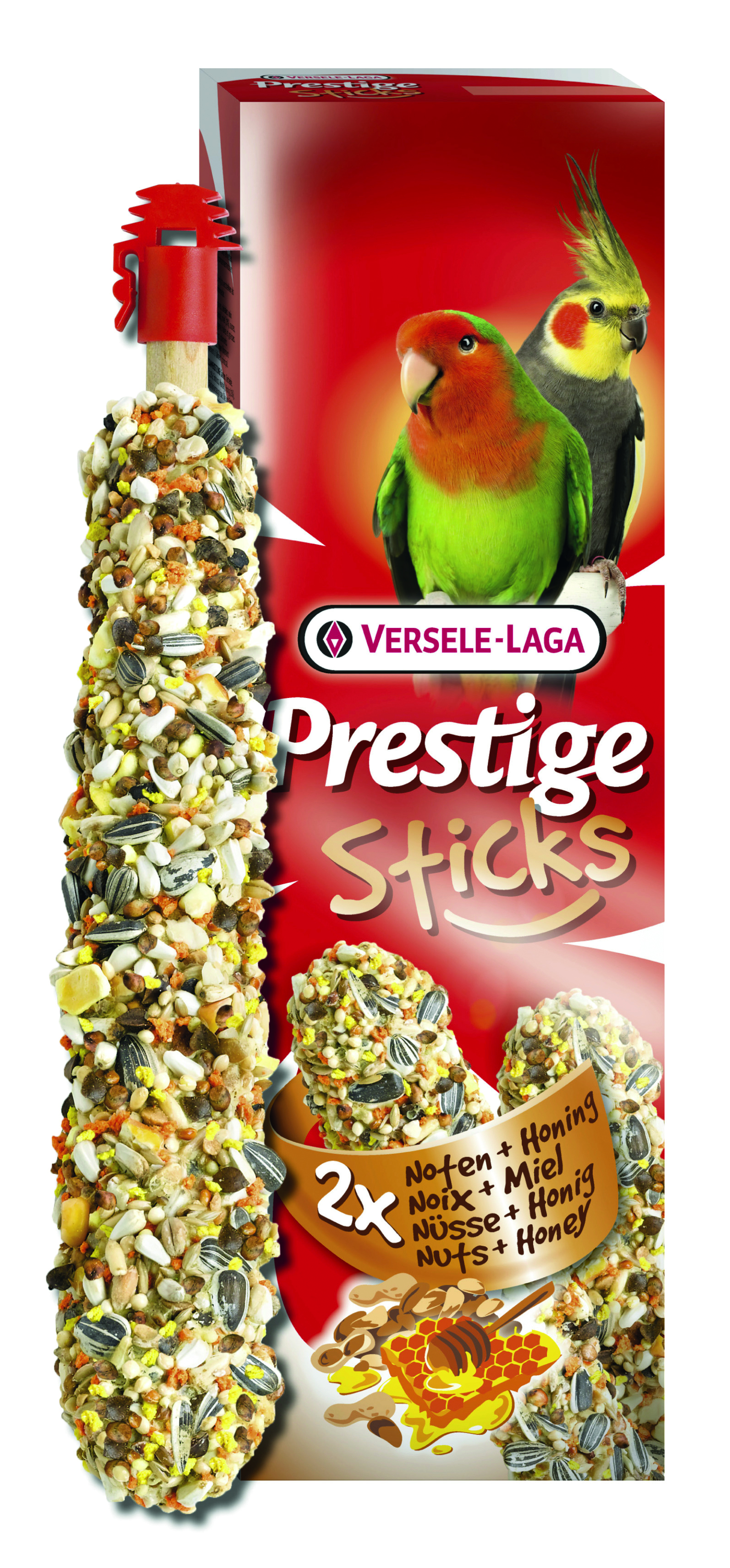 Prestige Sticks Grosssittich Nüsse & Honig