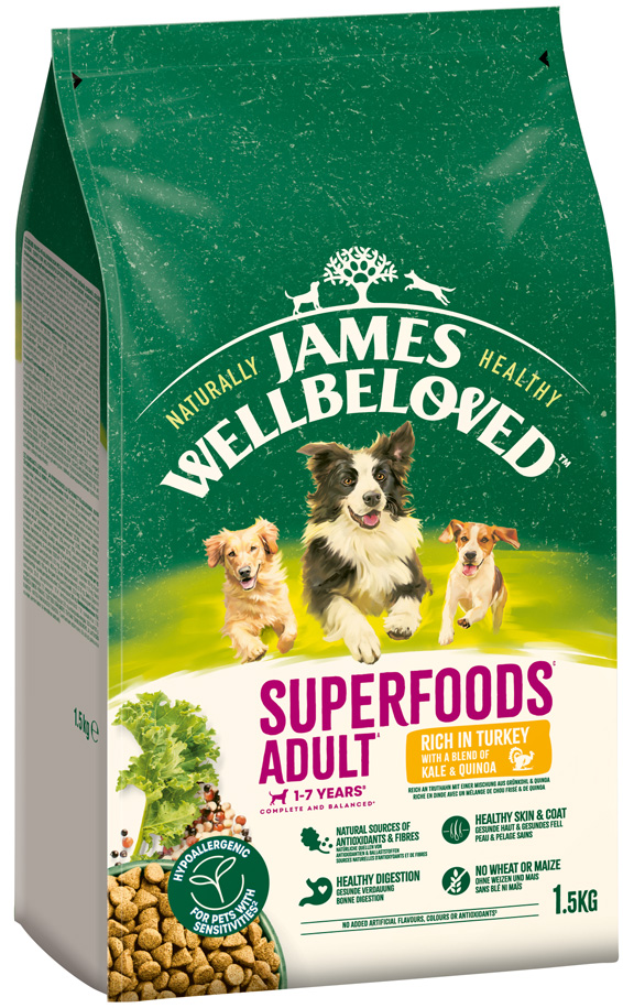 James Wellbeloved - Reich an Truthahn mit einer Mischung aus Grünkohl & Quinoa - 1