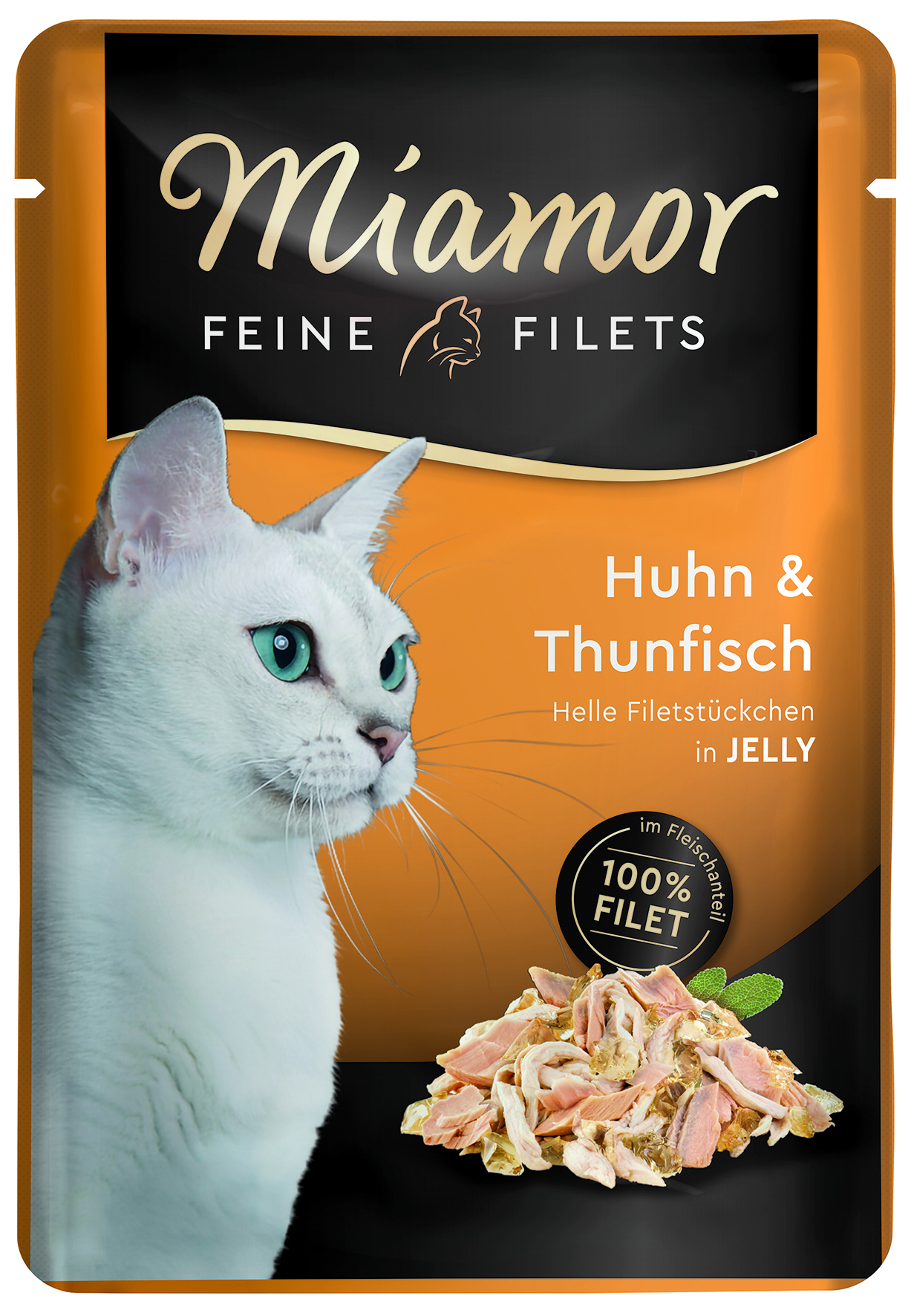 Miamor - Feine Filets in Jelly Huhn & Thunfisch - 24 x 100 g - 1