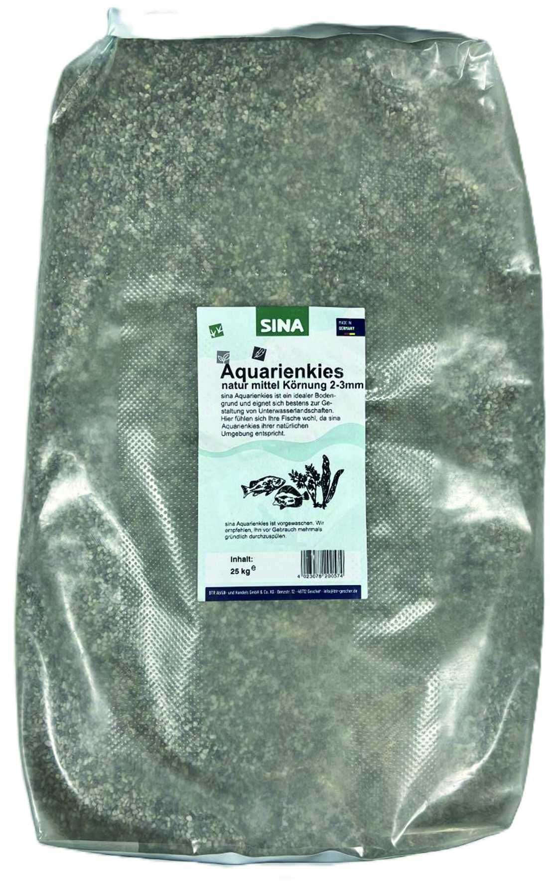 Aquarienkies natur 2-3mm