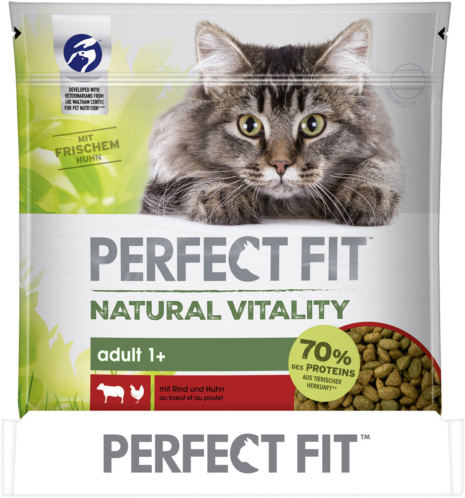 Perfect Fit - Natural Vitality mit Huhn&Rind Adult 1+ - 6 x 650g - 4