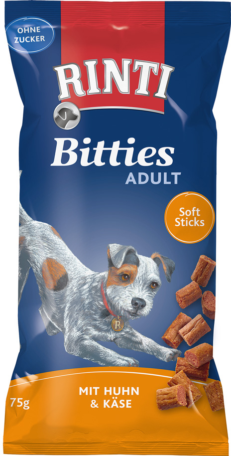 Rinti - Bitties Adult Huhn & Käse Rinti - Bitties Adult Huhn & Käse