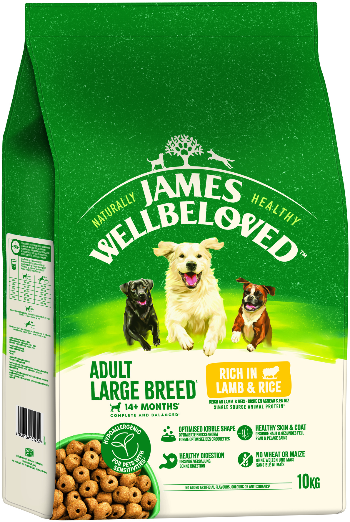 Große Hunde Reich an Lamm & Reis