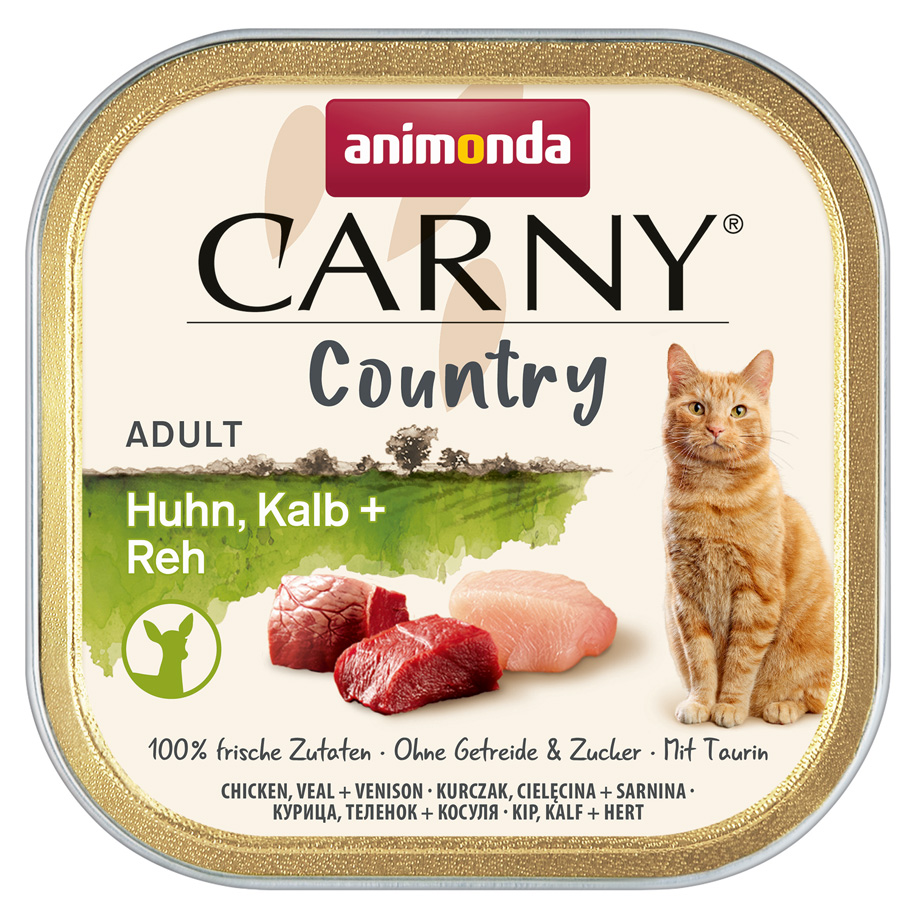Animonda Carny - Country mit Huhn, Kalb & Reh - 32 x 100 g - 1