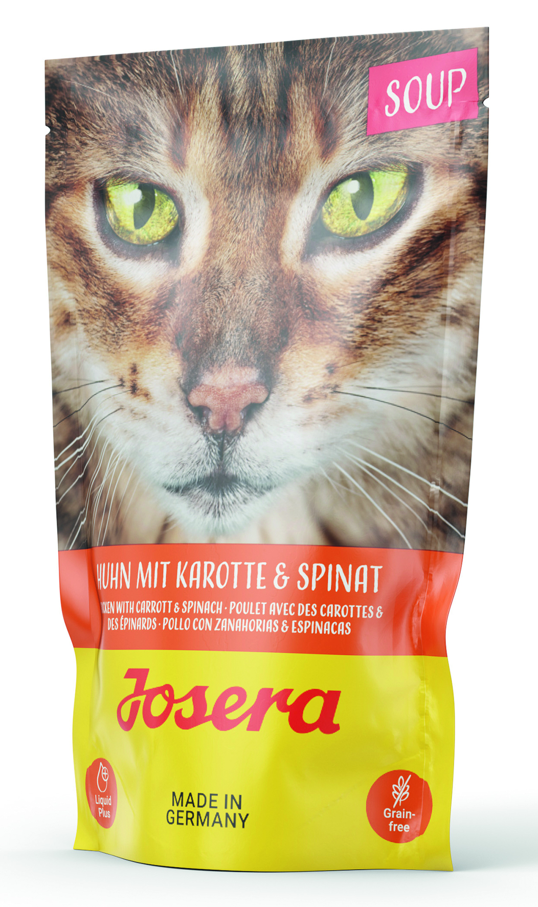 Soup Huhn mit Karotte & Spinat