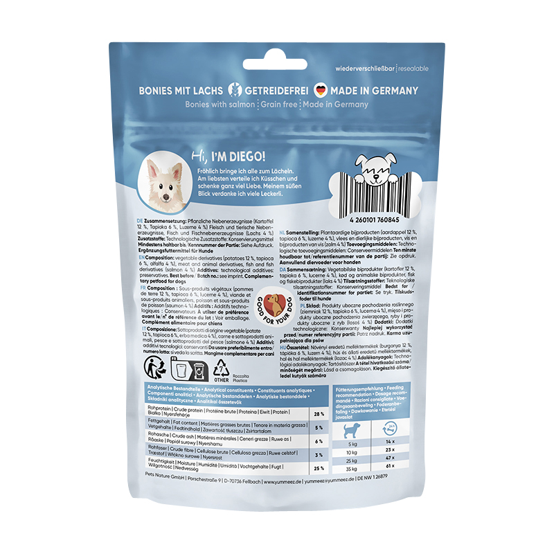 Yummeez - Lachs - 1 x 175 g - 2