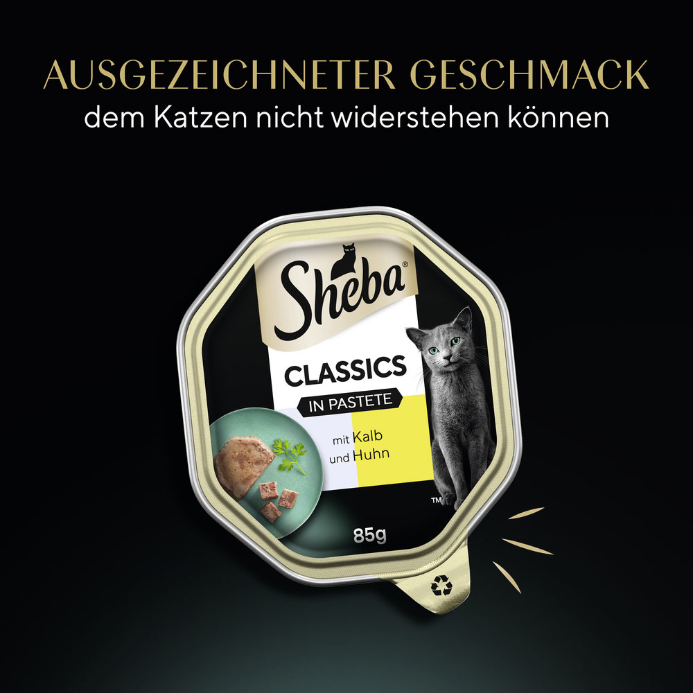 Sheba - Classic Kalb & Huhn - 22 x 85 g - 3
