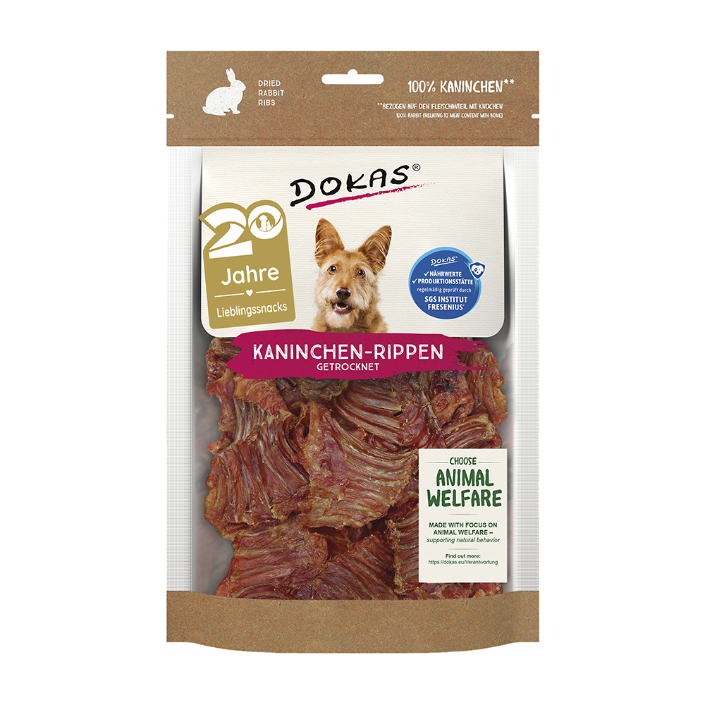 Kaninchen-Rippen mit Fleisch
