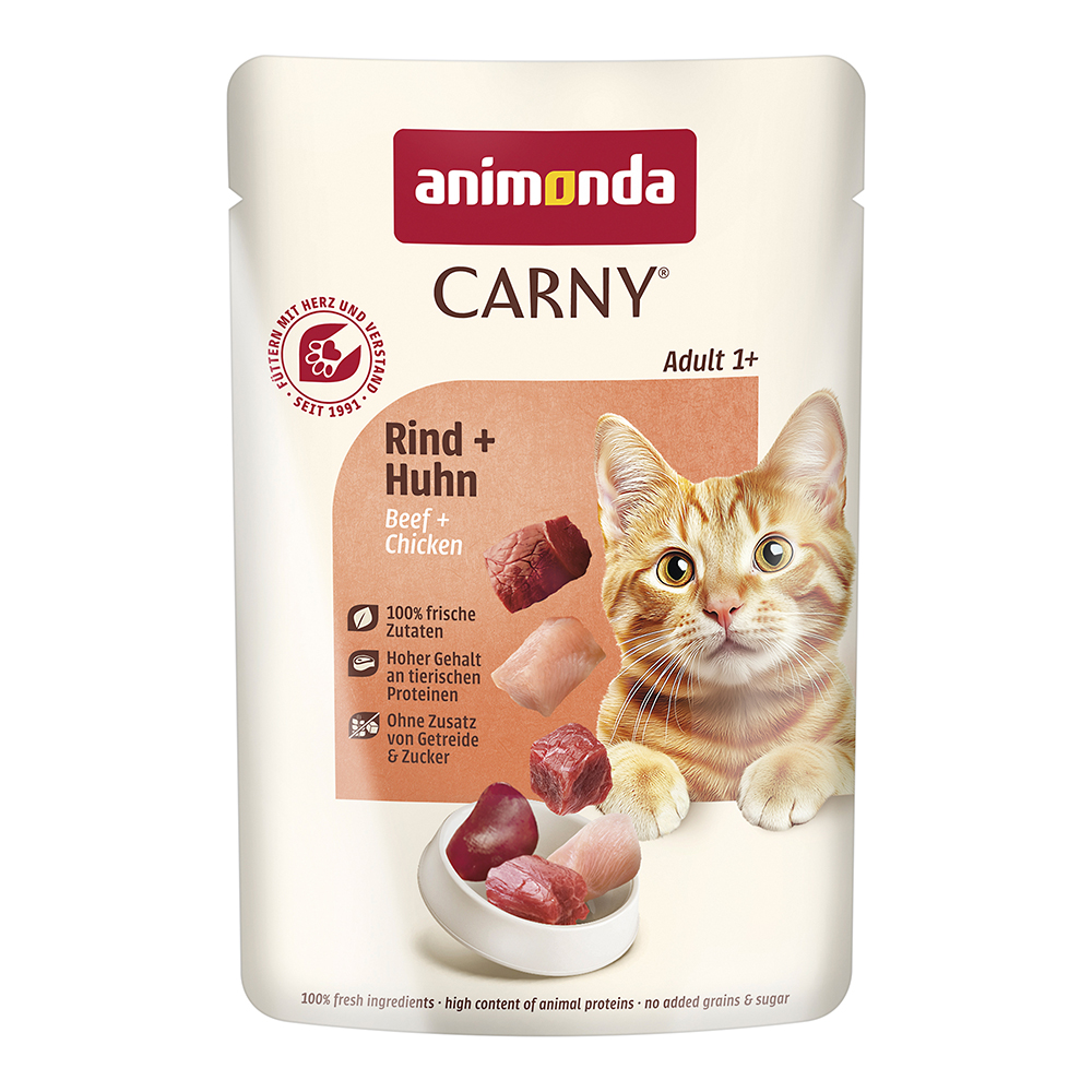 Animonda Carny - Adult Rind&Huhn - 12 x 85 g - 1