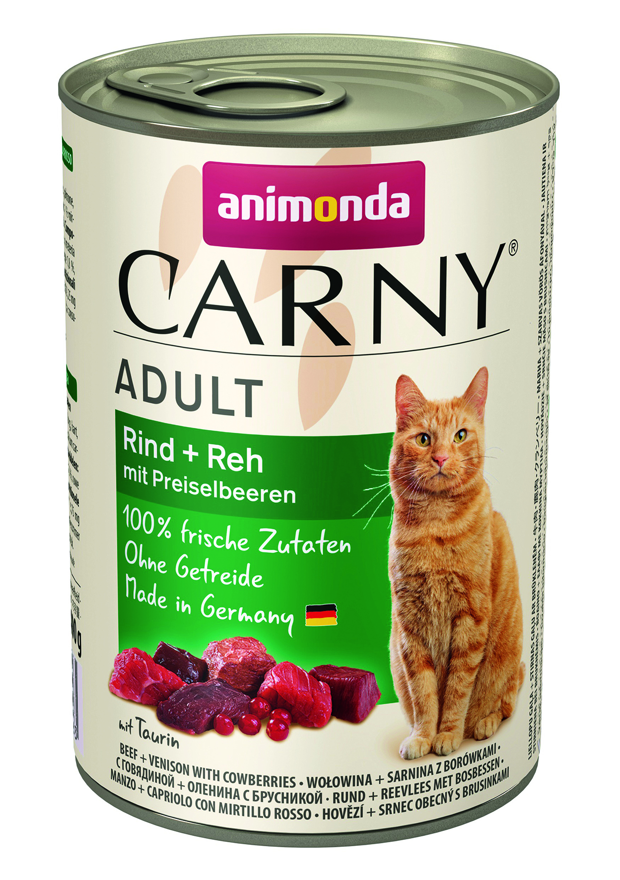 Adult Rind + Reh mit Preiselbeeren