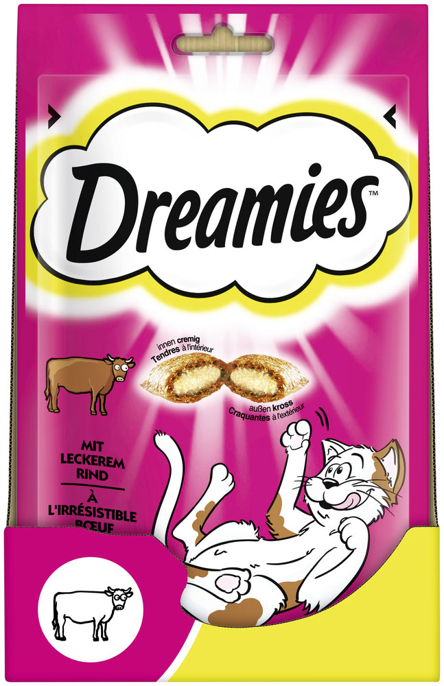 Dreamies - mit Rind 60g - 1 x 60g - 3