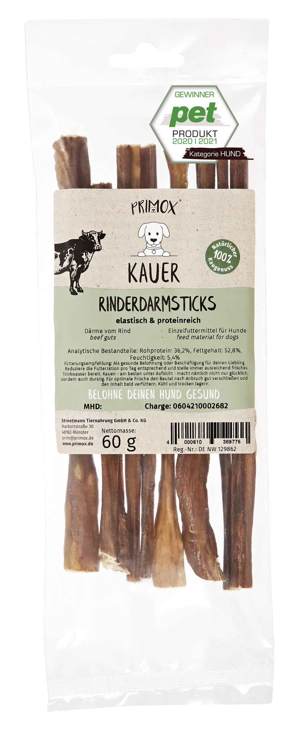 Rinderdarm Kausticks 60g