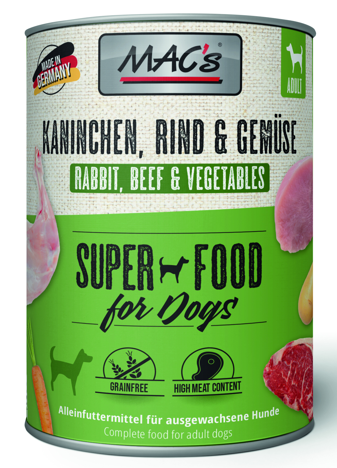 DOG Kaninchen & Gemüse