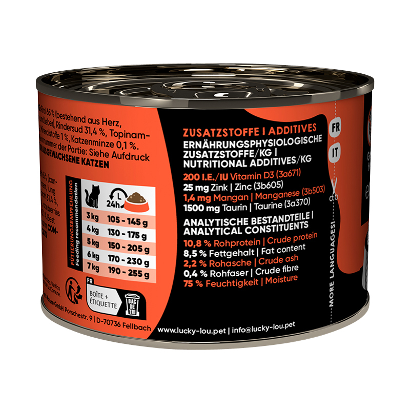 Lucky Lou - Super Mono Rind - 6 x 200 g - 4