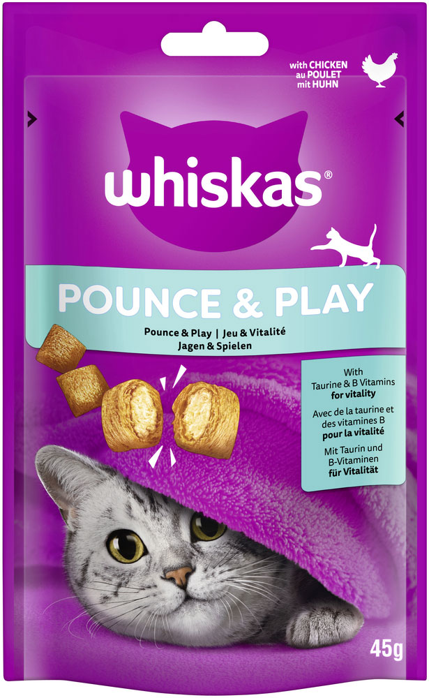 Whiskas - Pounce + Play mit Huhn - 8 x 45g - 1