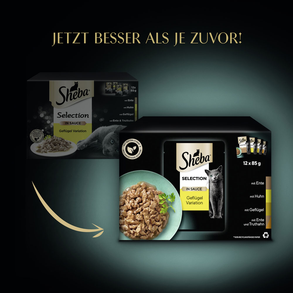Sheba - MP Selection Geflügel Variation - 4 x 1.02 kg - 3