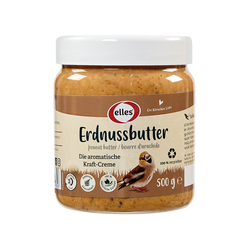 Erdnussbutter für Wildvögel 500g