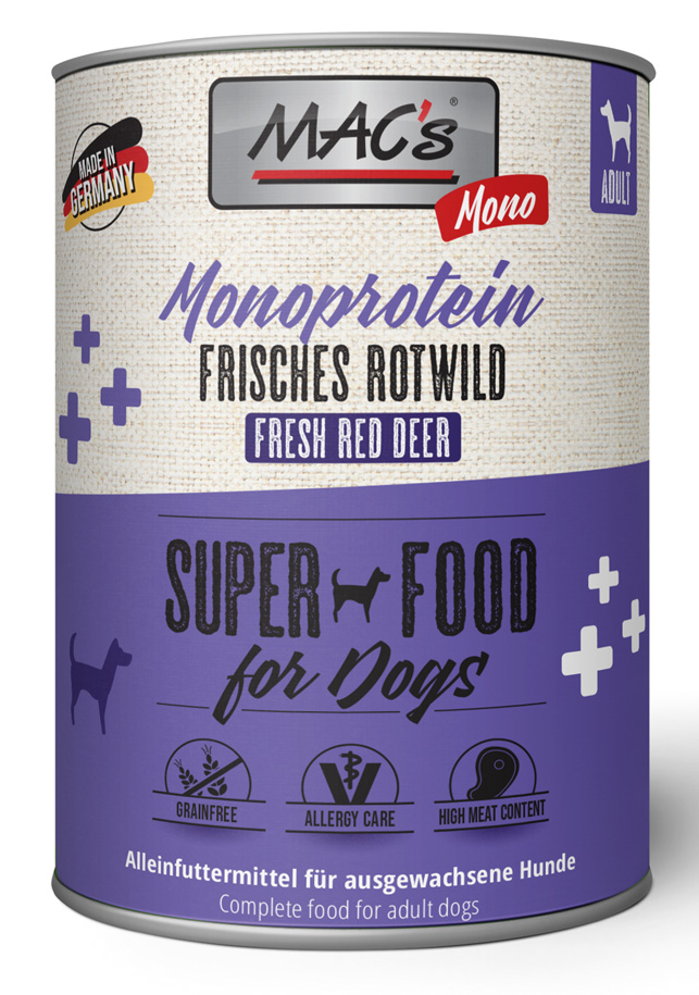 MAC´s - DOG Mono Sensitive Wild & Hirsch - 6 x 800 g - 1