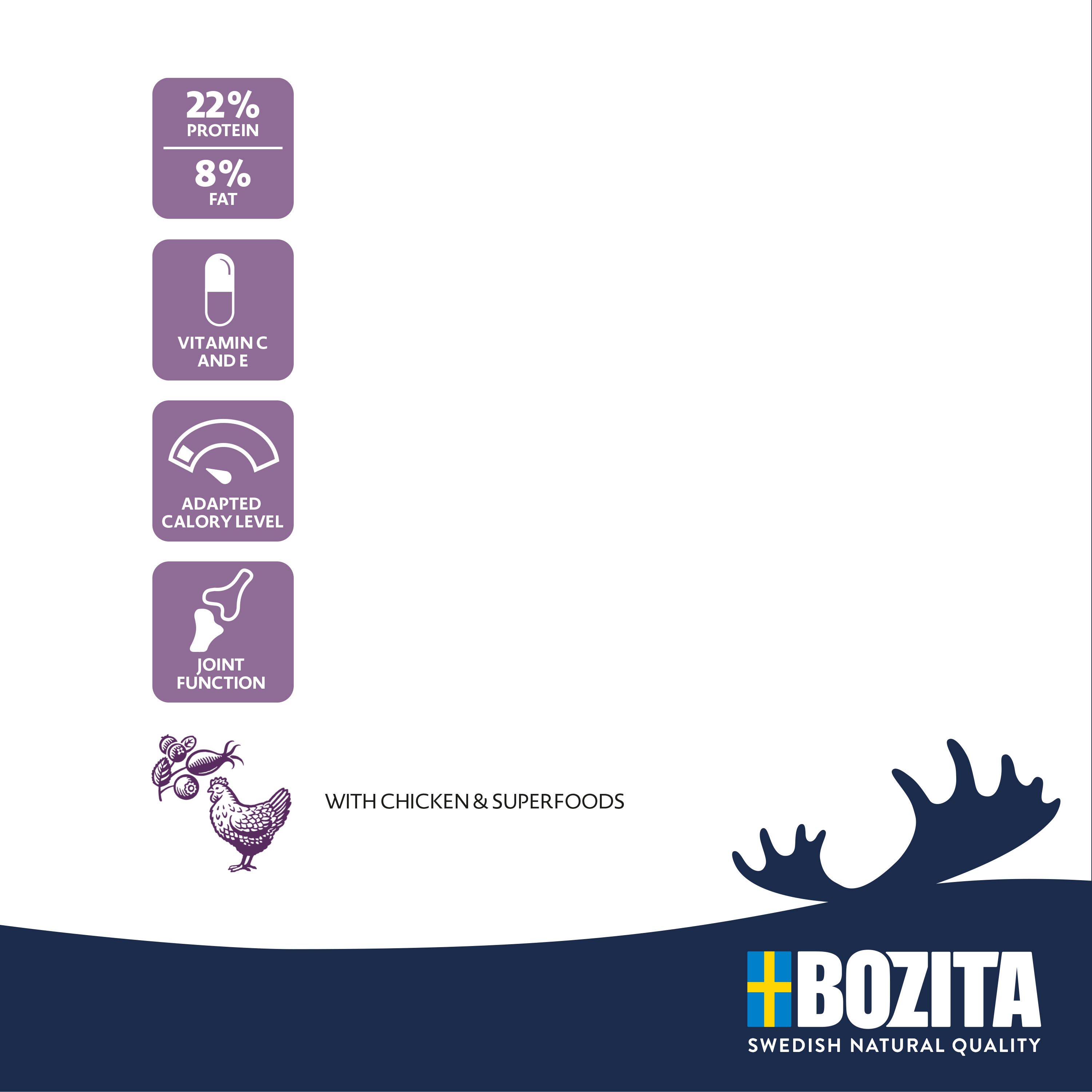 Bozita - Original Adult Senior - 3 x 3kg - 3