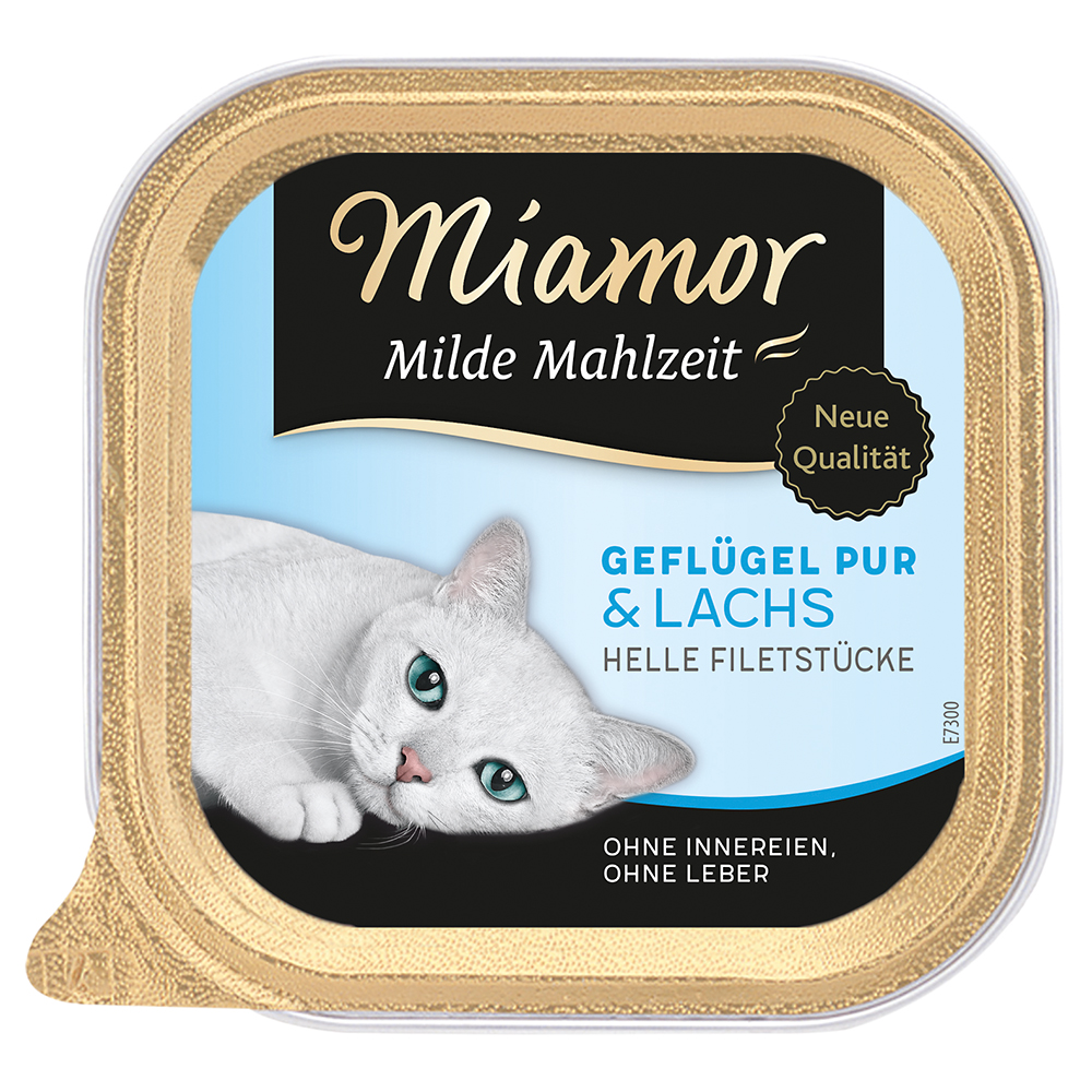 Miamor - Milde Mahlzeit Geflügel & Lachs - 1