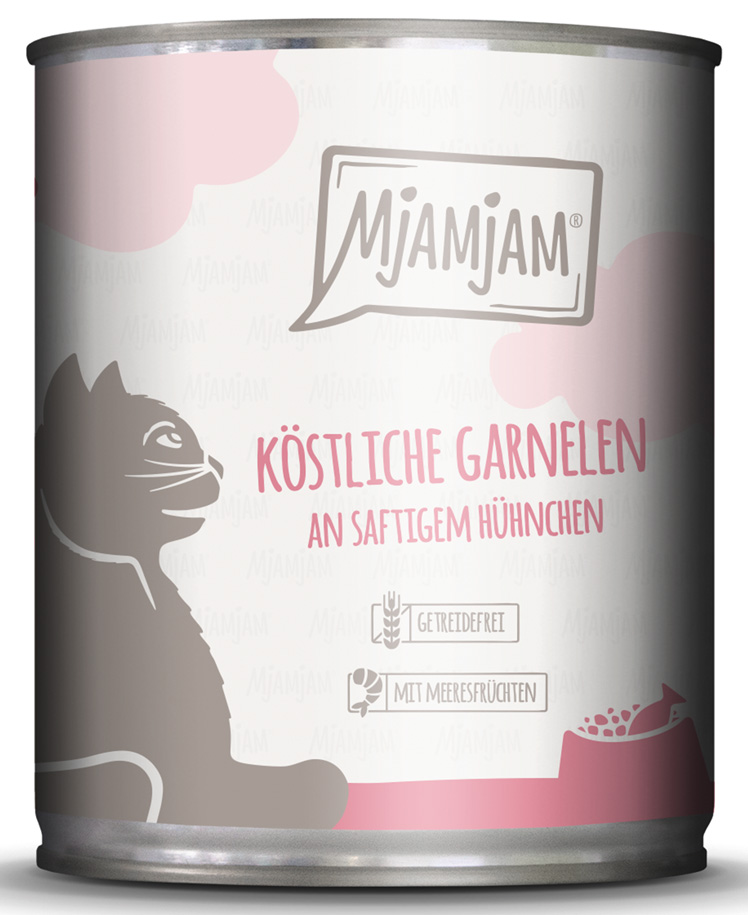 köstliche Garnelen an saftigem Hühnchen