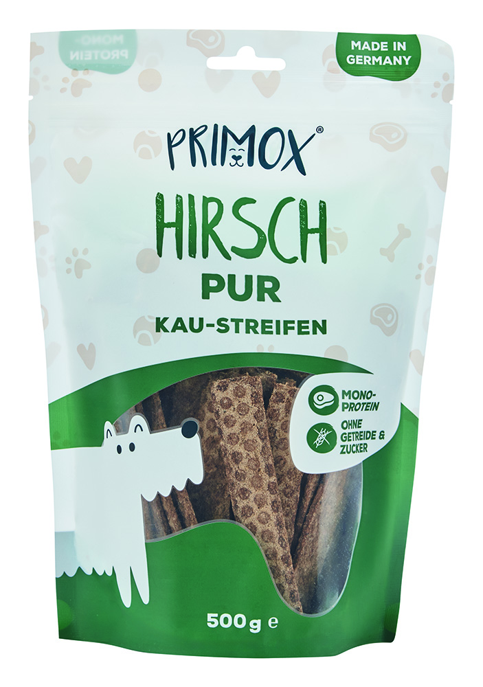 Kaustreifen Hirsch pur 500g