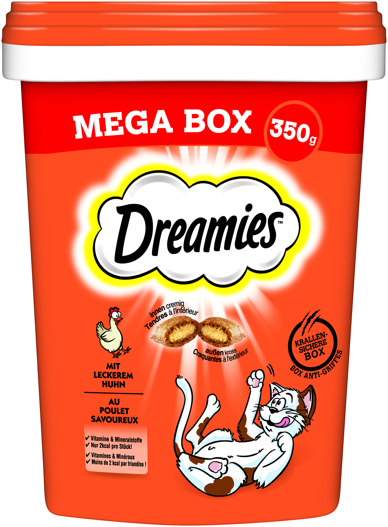 Dreamies Box mit Huhn