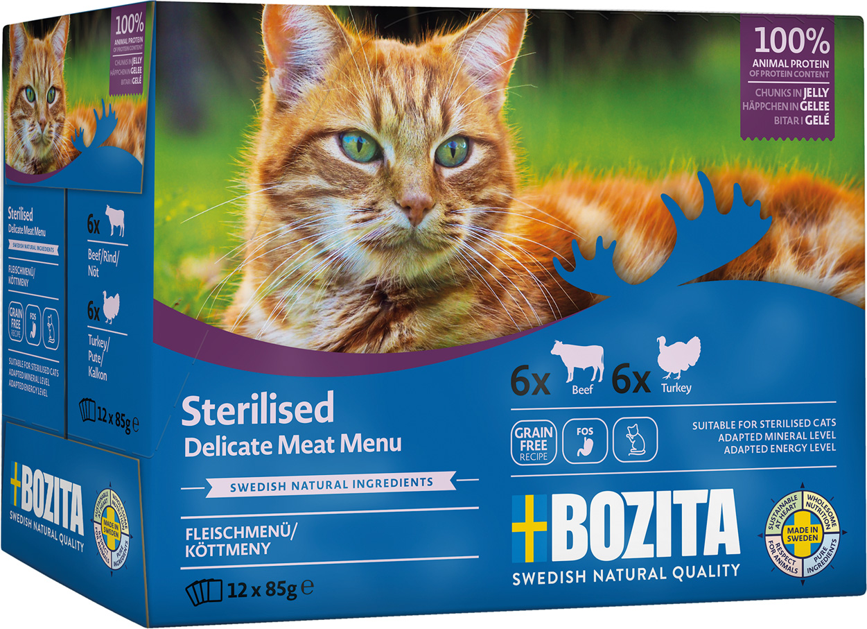 Pouch Sterilised Häppchen in Gelee Fleisch Multibox