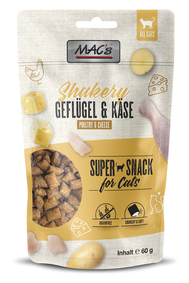 MAC´s - CAT Shakery Chicken & Cheese - 10 x 60 g - 1