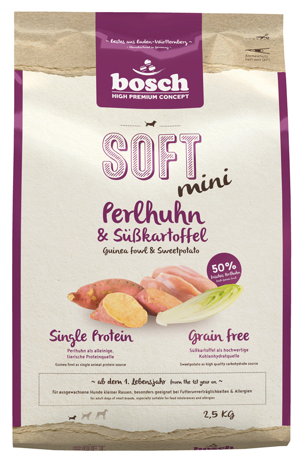 Soft Mini Perlhuhn & Süsskartoffel Soft Mini Perlhuhn & Süsskartoffel