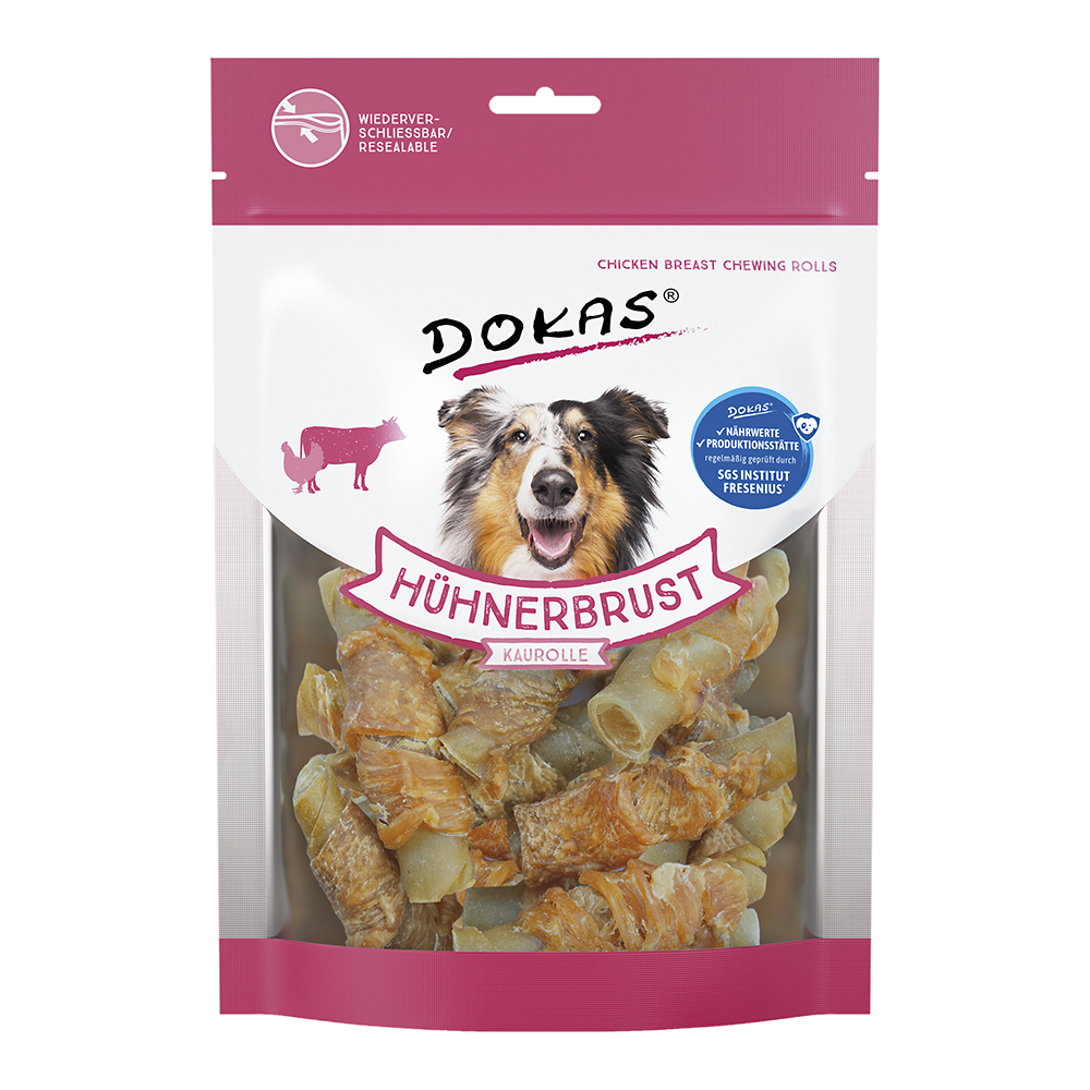 Dokas - Hühnerbrust Kaurolle - 1 x 250 g - 1