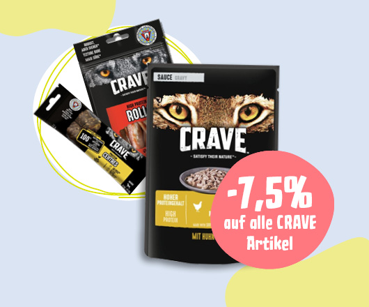 AKTION: Crave für Hunde & Katzen