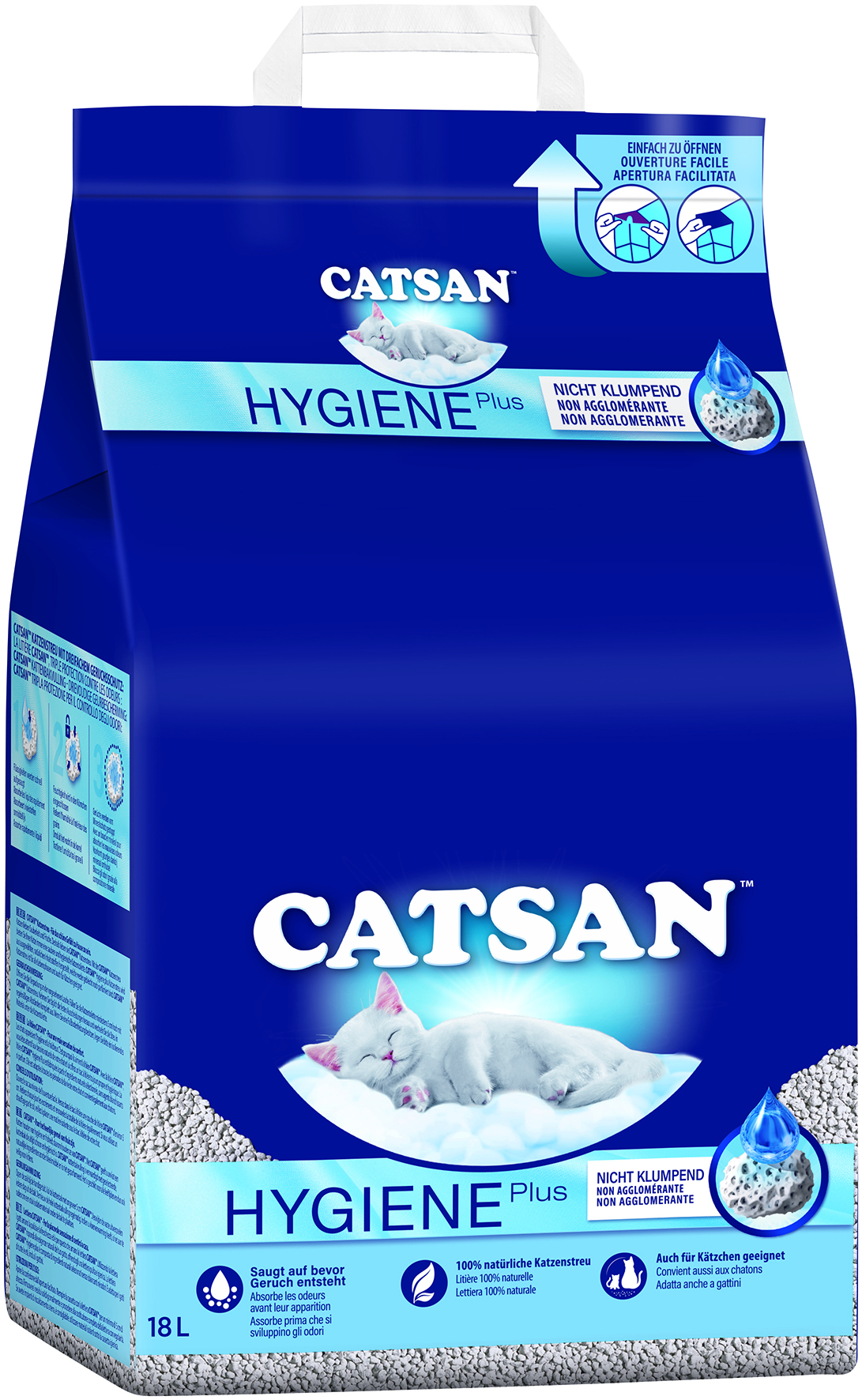 Catsan - Hygiene Plus - 1 x 18 Liter - 1