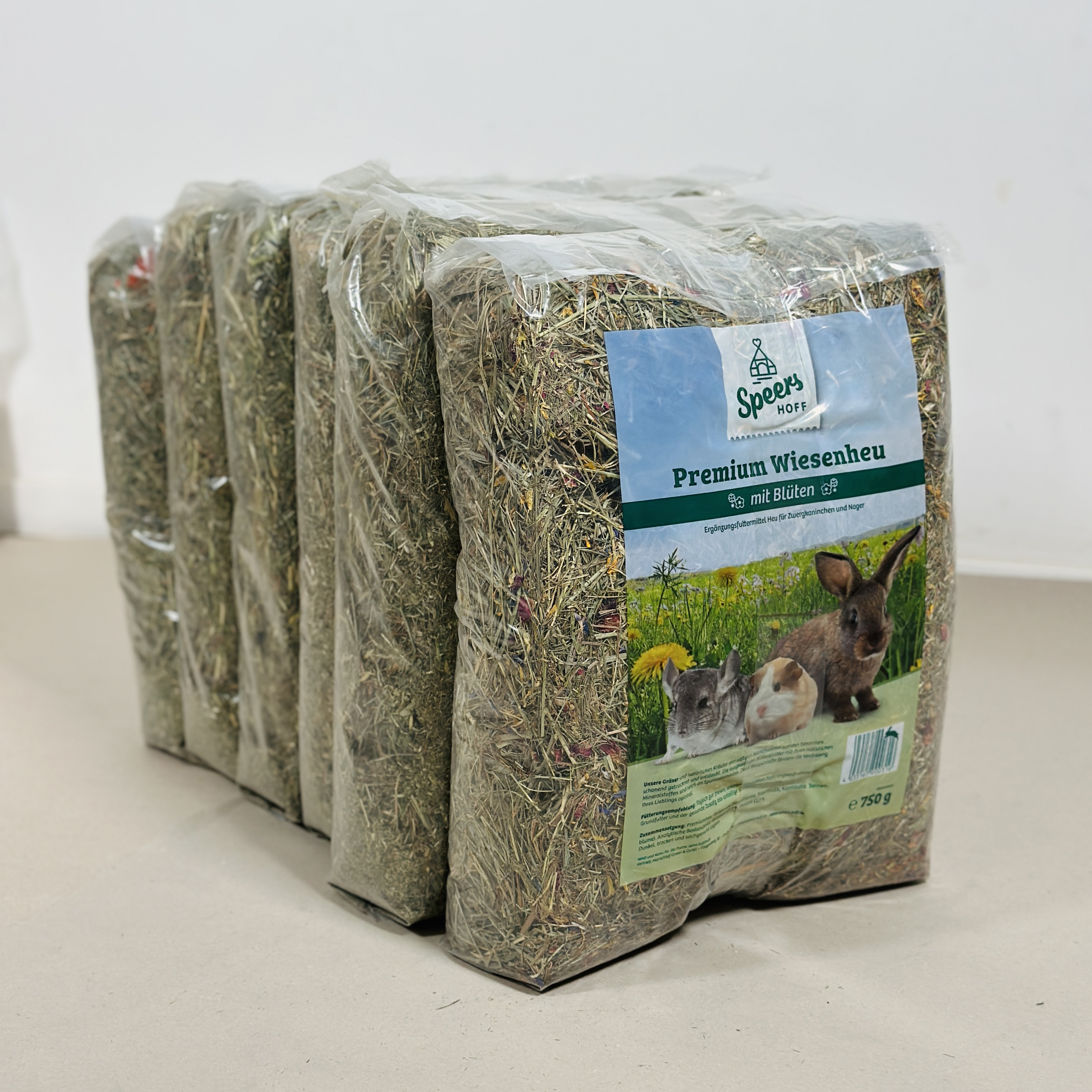 Speers/Marschhof - Premiumheu mit Blüten - 1 x 750 g - 2