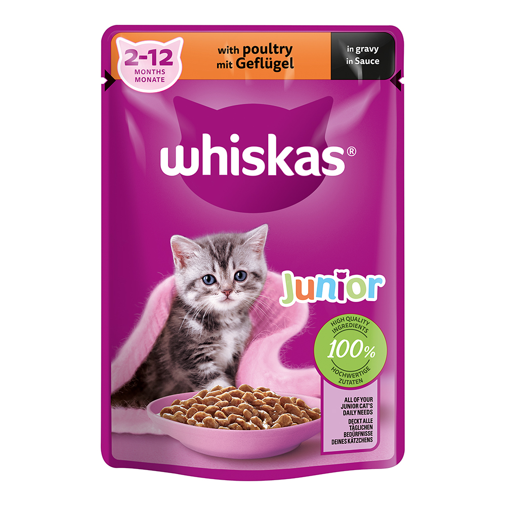 Whiskas Junior mit Geflügel in Sauce