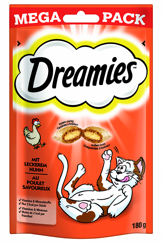 Dreamies - mit Huhn - 4 x 180 g - 1