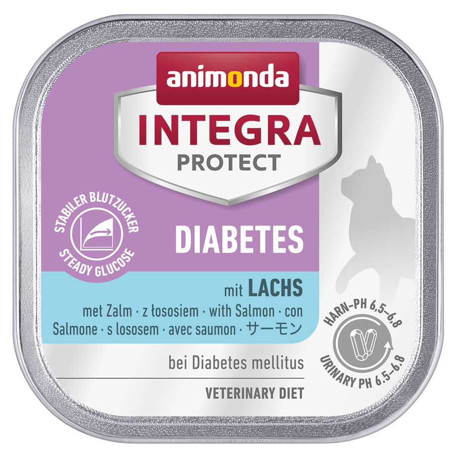 Animonda Integra - Protect Diabetes Lachs - 16 x 100 g - 1
