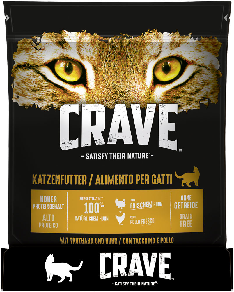 Crave - Adult mit Truthahn & Huhn - 6 x 750g - 3