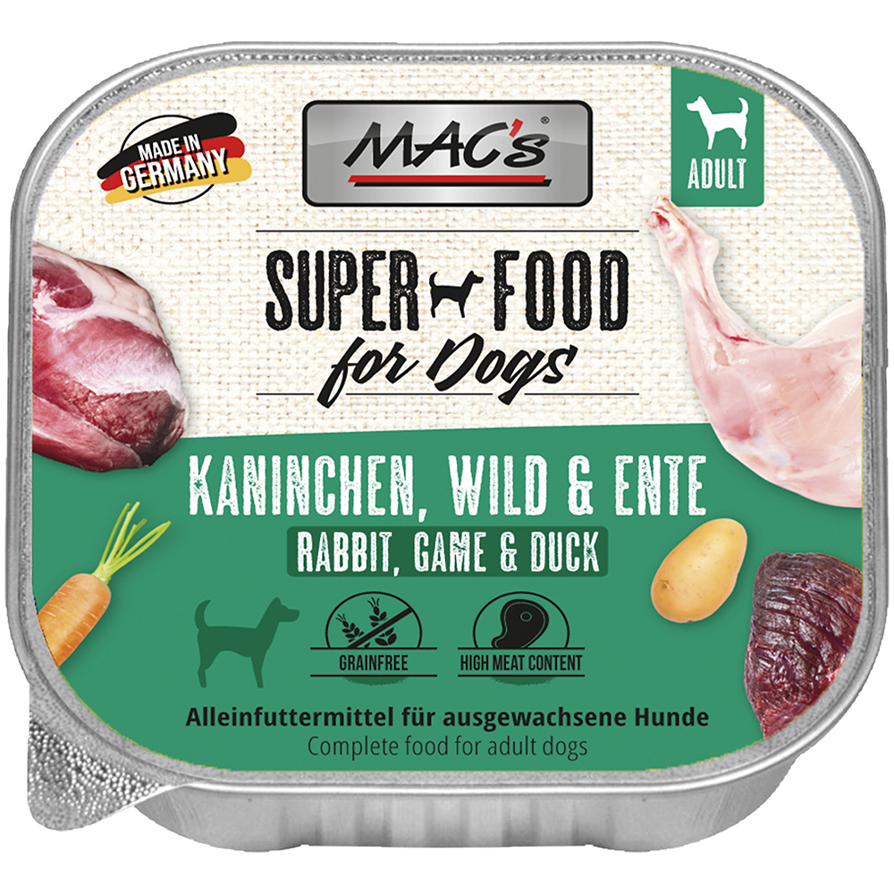 DOG Kaninchen, Wild & Ente