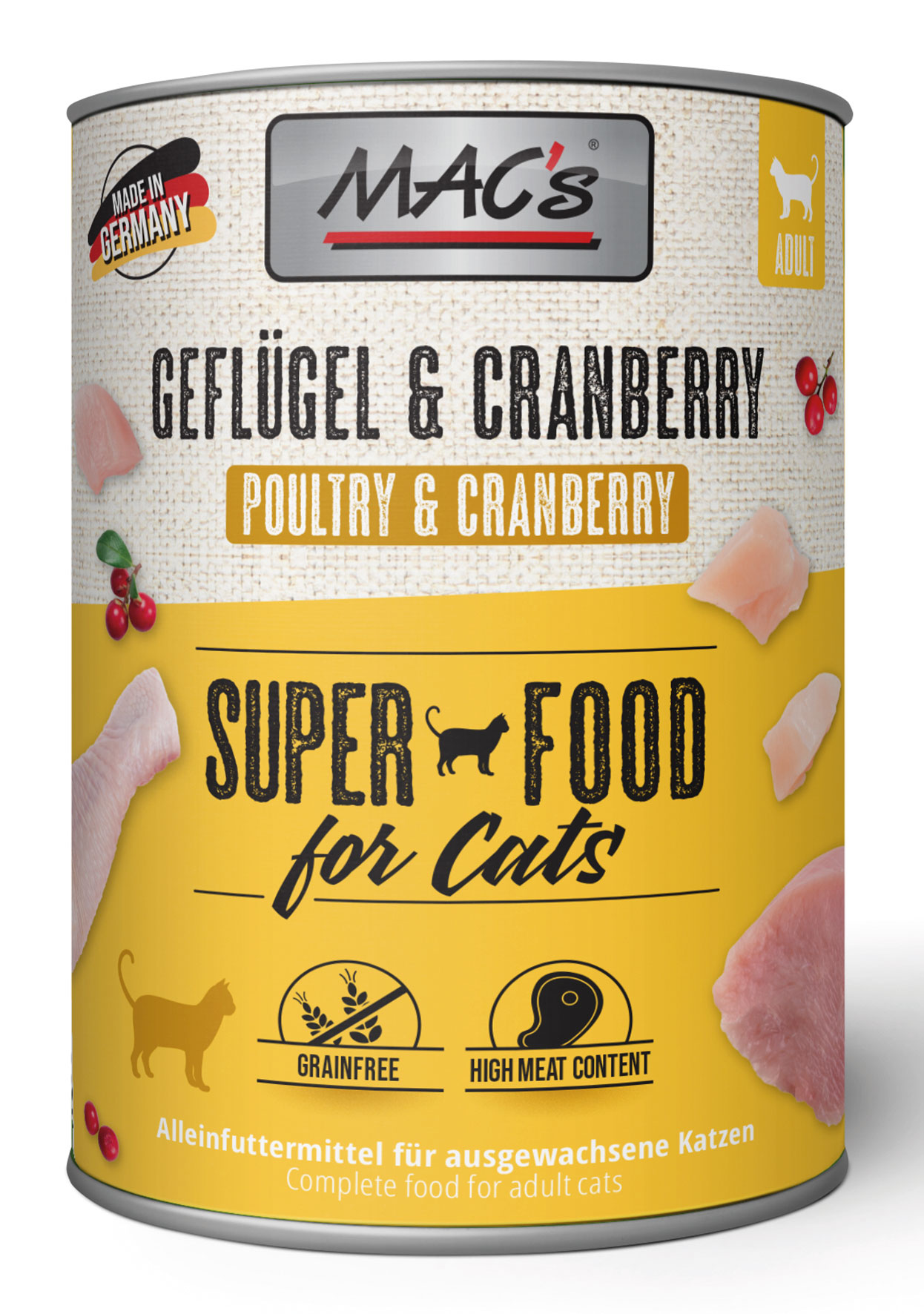 CAT Geflügel, Rind & Cranberry
