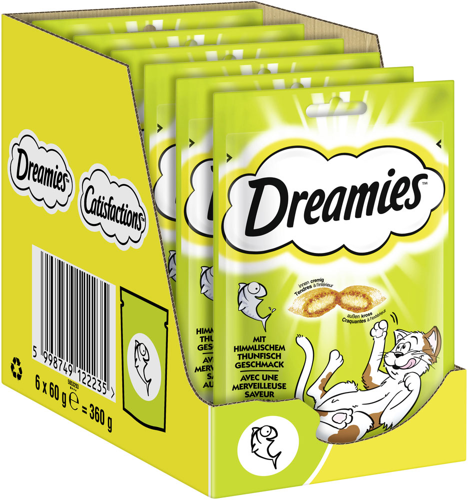Dreamies - mit Thunfisch 60g - 6 x 60g - 2