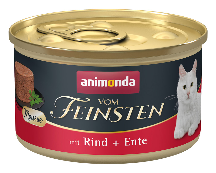 Animonda Vom Feinsten - Mousse mit Rind & Ente - 12 x 85g - 1