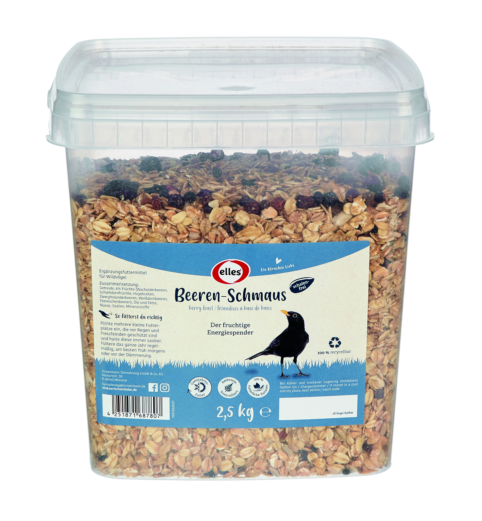 Beeren-Schmaus 2,5kg Eimer